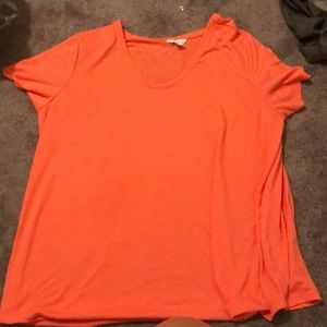 Coral soft tee shirt
